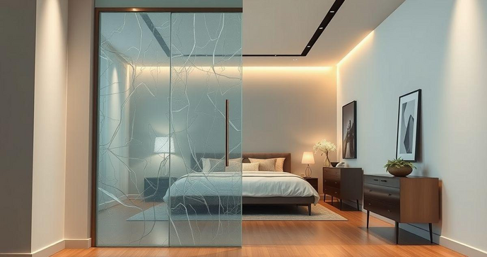 Como escolher a porta de vidro temperado para quarto perfeita para sua casa